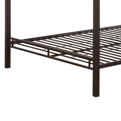 Metal Queen/Queen Bunk Bed, Black Sand