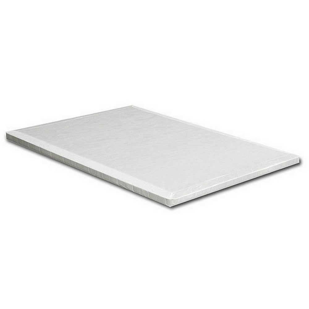 Amo 2 Inch XL Twin Size Bunkie Board Mattress Foundation with Slats, Foam