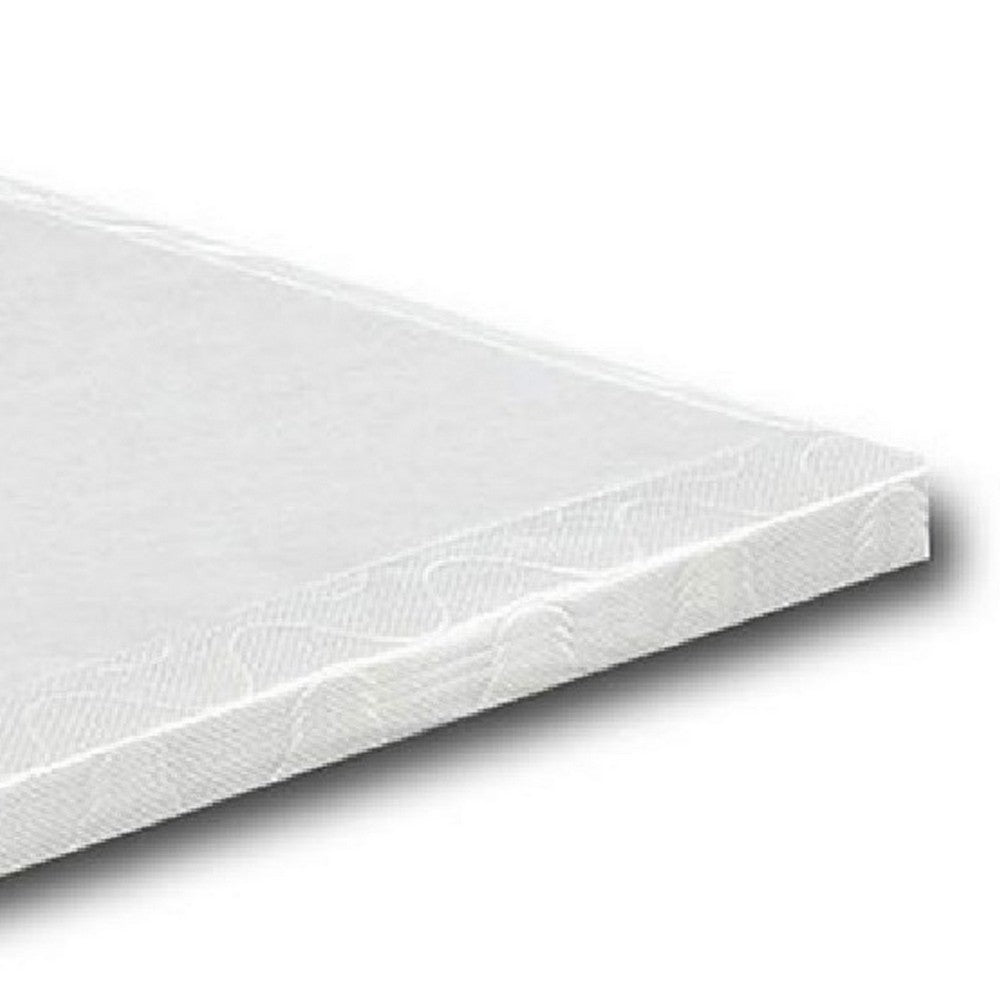 Amo 2 Inch XL Twin Size Bunkie Board Mattress Foundation with Slats, Foam